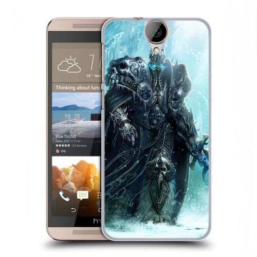 Дизайнерский пластиковый чехол для HTC One E9+ World of warcraft