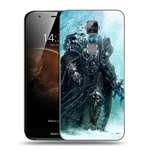 Дизайнерский пластиковый чехол для Huawei G8 World of warcraft