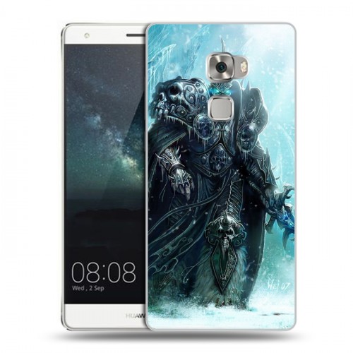 Дизайнерский пластиковый чехол для Huawei Mate S World of warcraft