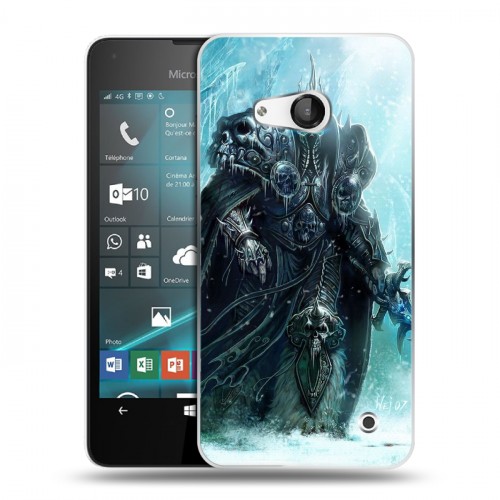 Дизайнерский пластиковый чехол для Microsoft Lumia 550 World of warcraft