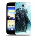 Дизайнерский пластиковый чехол для ZTE Blade A510 World of warcraft