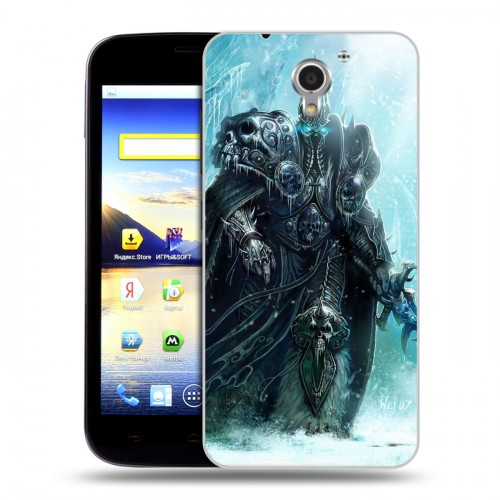 Дизайнерский пластиковый чехол для ZTE Blade A510 World of warcraft