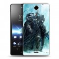 Дизайнерский пластиковый чехол для Sony Xperia TX World of warcraft