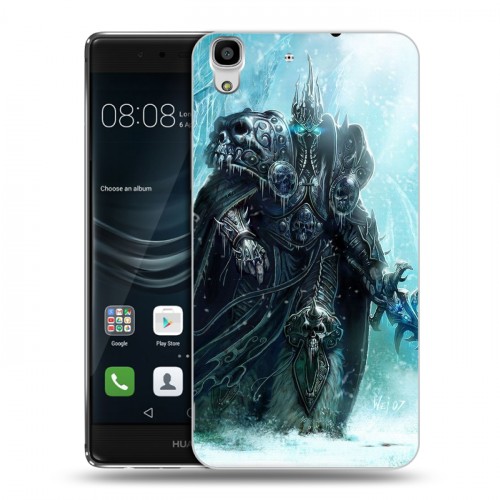 Дизайнерский пластиковый чехол для Huawei Y6II World of warcraft