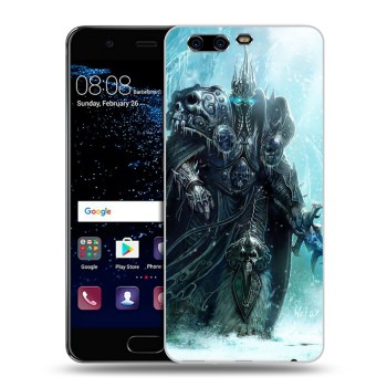 Дизайнерский силиконовый чехол для Huawei P10 Plus World of warcraft (на заказ)