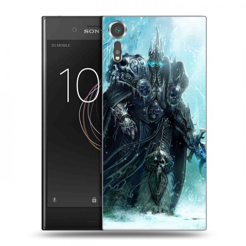 Дизайнерский пластиковый чехол для Sony Xperia XZs World of warcraft