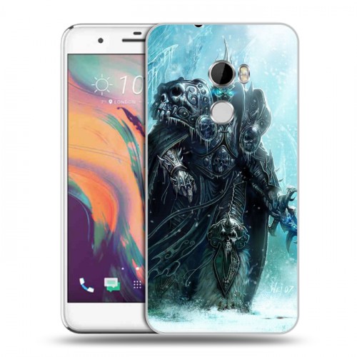 Дизайнерский пластиковый чехол для HTC One X10 World of warcraft