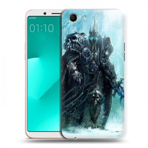 Дизайнерский пластиковый чехол для OPPO A83 World of warcraft