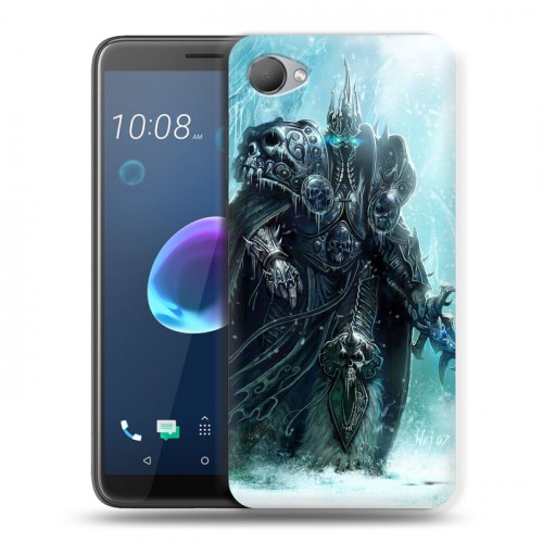 Дизайнерский пластиковый чехол для HTC Desire 12 World of warcraft