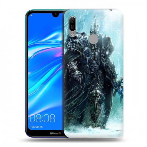 Дизайнерский пластиковый чехол для Huawei Y6 (2019) World of warcraft