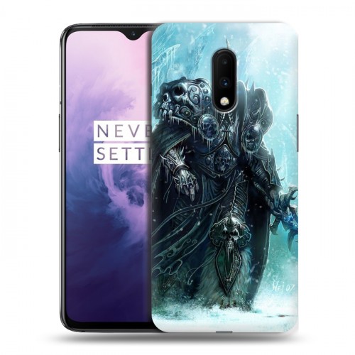 Дизайнерский пластиковый чехол для OnePlus 7 World of warcraft