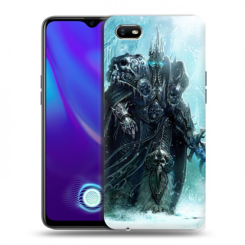 Дизайнерский силиконовый с усиленными углами чехол для OPPO A1k World of warcraft