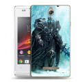 Дизайнерский пластиковый чехол для Sony Xperia E World of warcraft