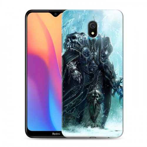 Дизайнерский силиконовый с усиленными углами чехол для Xiaomi RedMi 8A World of warcraft