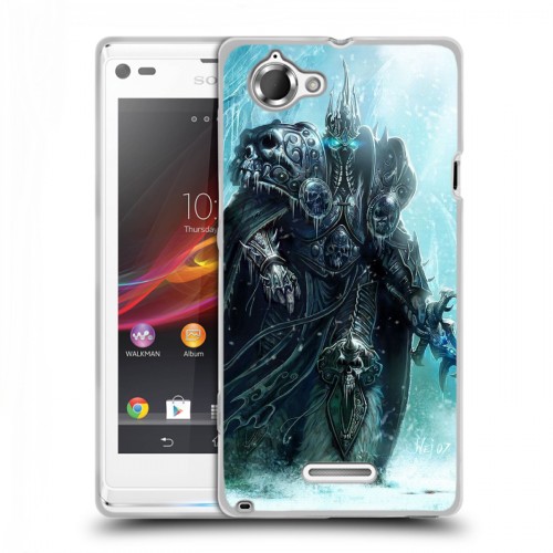 Дизайнерский пластиковый чехол для Sony Xperia L World of warcraft