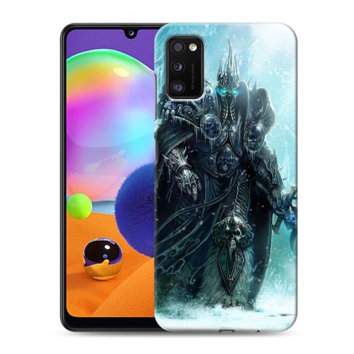 Дизайнерский силиконовый чехол для Samsung Galaxy A41 World of warcraft