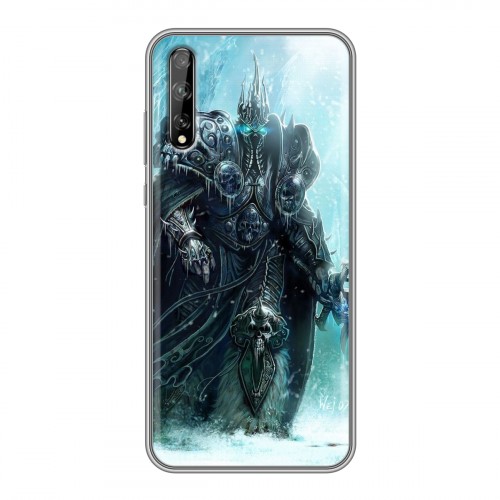 Дизайнерский силиконовый чехол для Huawei Y8p World of warcraft