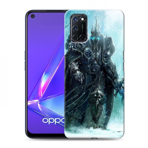 Дизайнерский пластиковый чехол для OPPO A52 World of warcraft