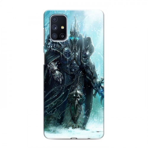 Дизайнерский пластиковый чехол для Samsung Galaxy M51 World of warcraft