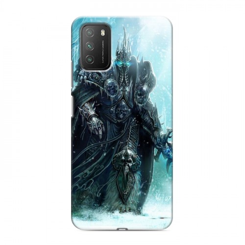 Дизайнерский пластиковый чехол для Xiaomi Poco M3 World of warcraft