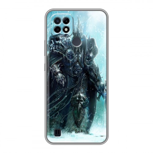 Дизайнерский силиконовый чехол для Realme C21 World of warcraft