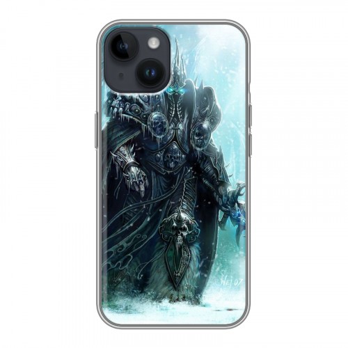 Дизайнерский пластиковый чехол для Iphone 14 World of warcraft