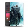 Дизайнерский пластиковый чехол для HTC Desire 200 World of warcraft