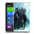 Дизайнерский силиконовый чехол для Nokia XL World of warcraft