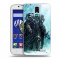 Дизайнерский пластиковый чехол для Lenovo A328 World of warcraft