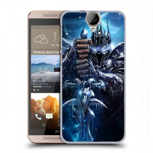 Дизайнерский пластиковый чехол для HTC One E9+ World of warcraft