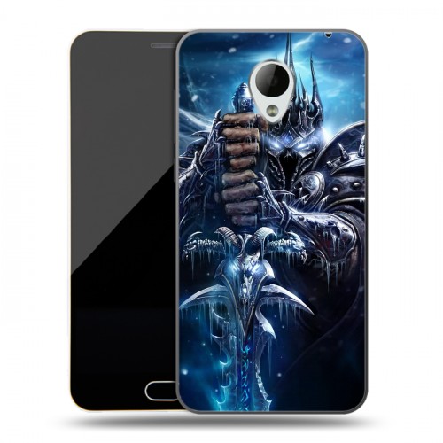 Дизайнерский силиконовый чехол для Meizu M2 Mini World of warcraft