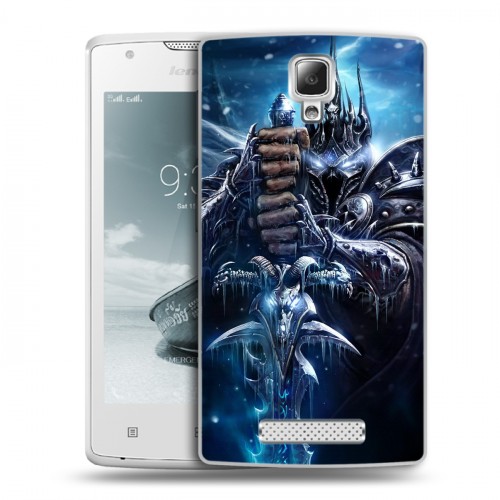 Дизайнерский пластиковый чехол для Lenovo A1000 World of warcraft