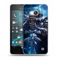 Дизайнерский пластиковый чехол для Microsoft Lumia 550 World of warcraft