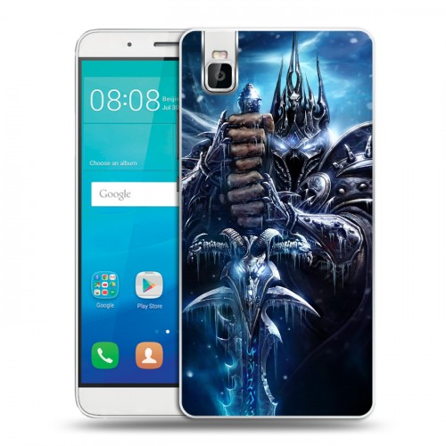 Дизайнерский пластиковый чехол для Huawei ShotX World of warcraft