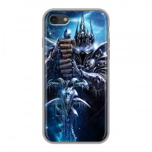 Дизайнерский силиконовый чехол для Iphone 7 World of warcraft