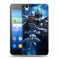 Дизайнерский пластиковый чехол для Huawei Y6 World of warcraft