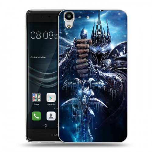 Дизайнерский пластиковый чехол для Huawei Y6II World of warcraft