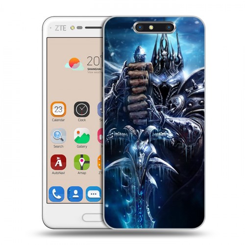 Дизайнерский пластиковый чехол для ZTE Blade V8 World of warcraft