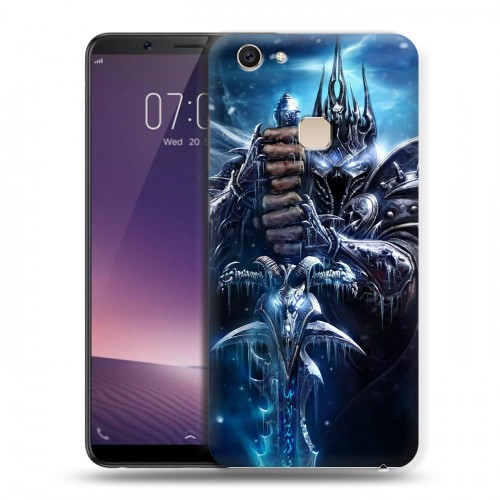 Дизайнерский пластиковый чехол для Vivo V7 Plus World of warcraft