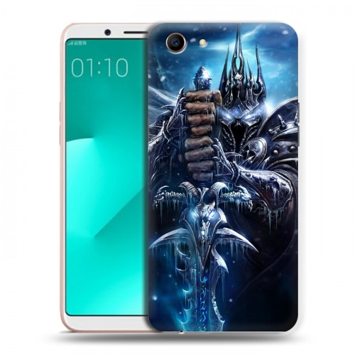 Дизайнерский пластиковый чехол для OPPO A83 World of warcraft