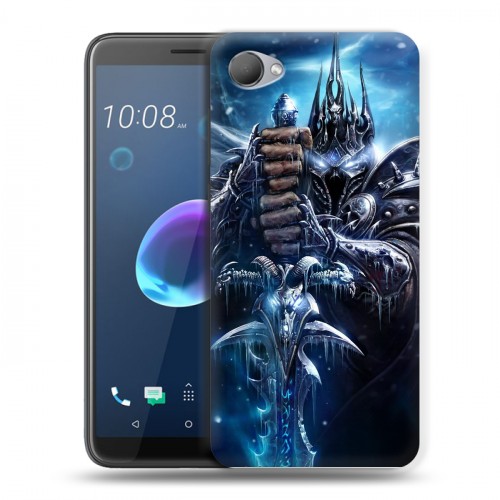 Дизайнерский пластиковый чехол для HTC Desire 12 World of warcraft