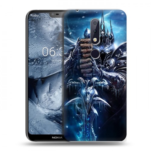 Дизайнерский пластиковый чехол для Nokia 6.1 Plus World of warcraft