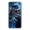 Дизайнерский силиконовый чехол для Samsung Galaxy S10e World of warcraft