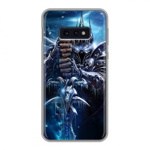 Дизайнерский силиконовый чехол для Samsung Galaxy S10e World of warcraft