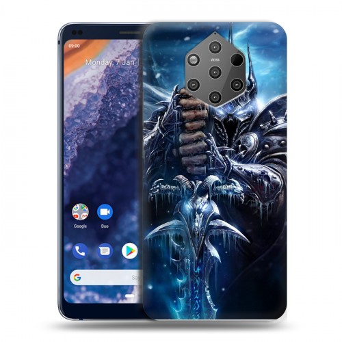 Дизайнерский силиконовый чехол для Nokia 9 PureView World of warcraft