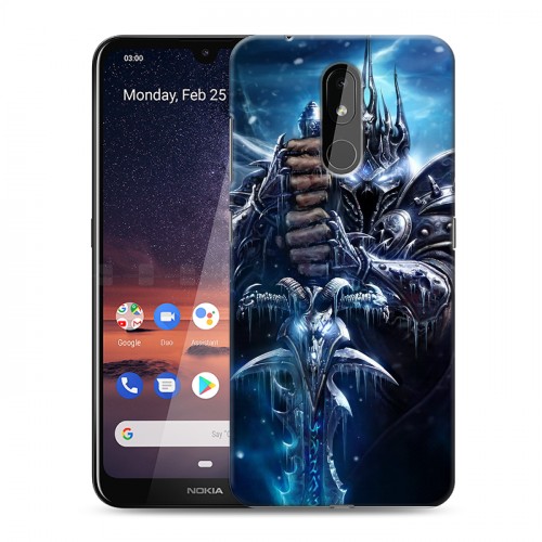 Дизайнерский силиконовый чехол для Nokia 3.2 World of warcraft