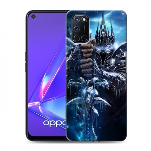 Дизайнерский пластиковый чехол для OPPO A52 World of warcraft