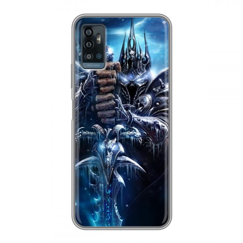 Дизайнерский силиконовый чехол для ZTE Blade A71 World of warcraft