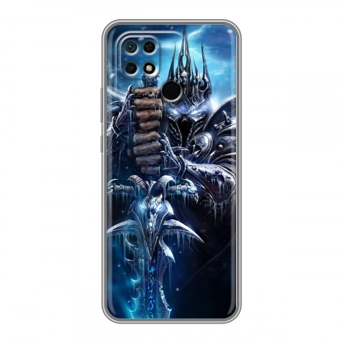 Дизайнерский силиконовый чехол для Xiaomi Redmi 10C World of warcraft