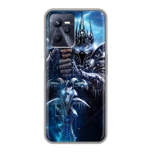 Дизайнерский силиконовый чехол для Realme C35 World of warcraft